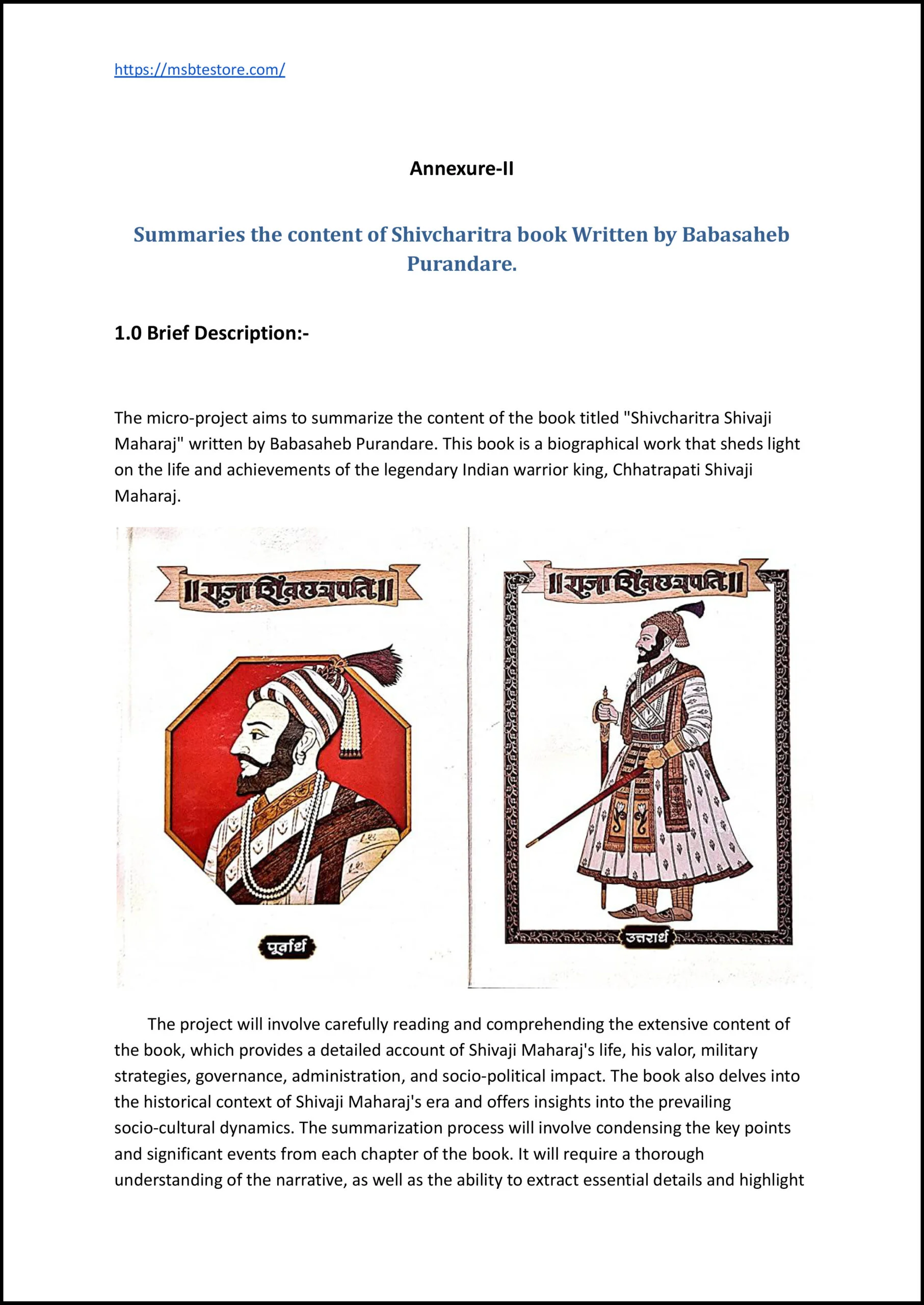 Content of Shivcharitra Book