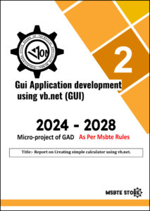 Report On Creating simple calculator using vb.net