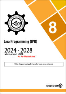 Report on Applet Java for local Area network - JPR Microproject